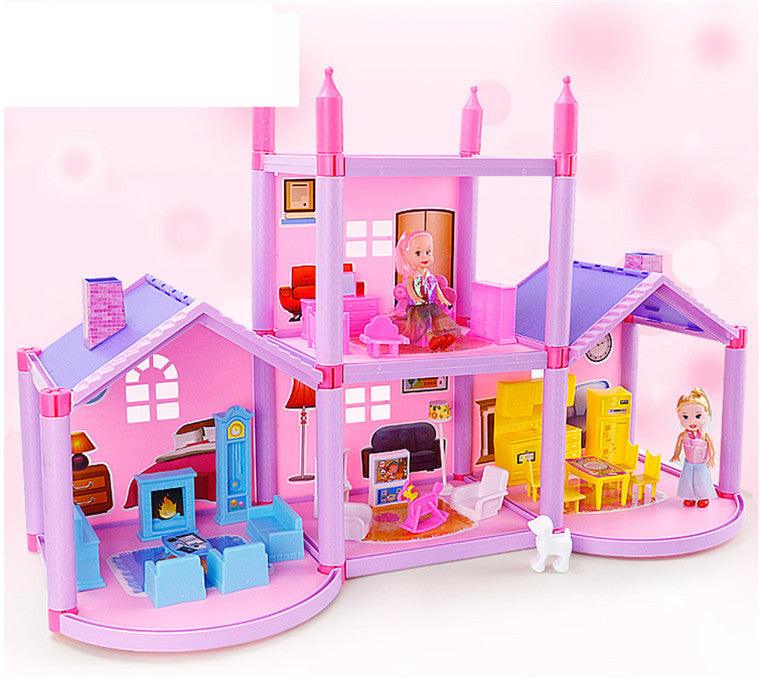 House Doll House Villa DIY Assembled House - Nioor