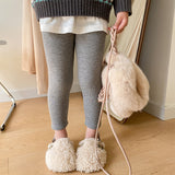 Composite All-in-one Milk Protein Fleece Leggings Plus Fleece For Self-cultivation And Warmth