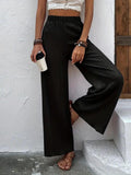 Women's Clothing Casual Loose Slimming Crumpled Wide-leg Pants - Nioor