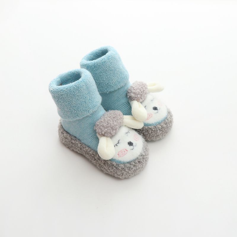 Autumn And Winter Terry Cute Tube Toddler Shoes For Children