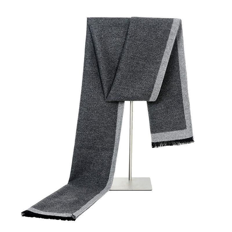 Men's Fashion Simple Brushed Warm Scarf - Nioor