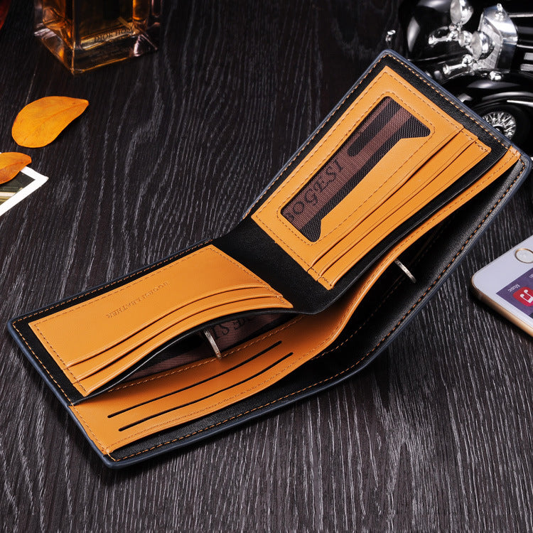 Fashionable Multi-functional Men's Short Wallet