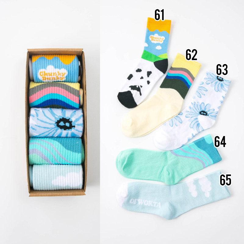 Flow Street Spring And Autumn Long Tube Cotton Socks Tide Brand - Nioor