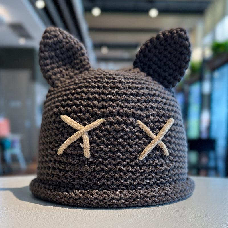 Cute Cat Ears Woolen Cap Children - Nioor