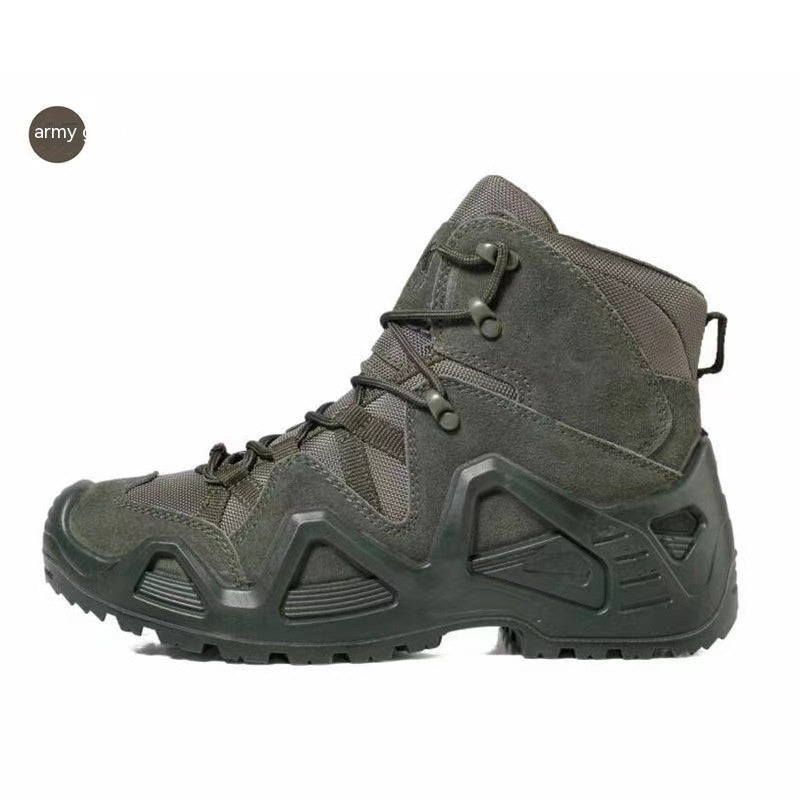 Mid-top High-top Military Fans Outdoor Training Hiking Shoes Military Fans Combat Boots