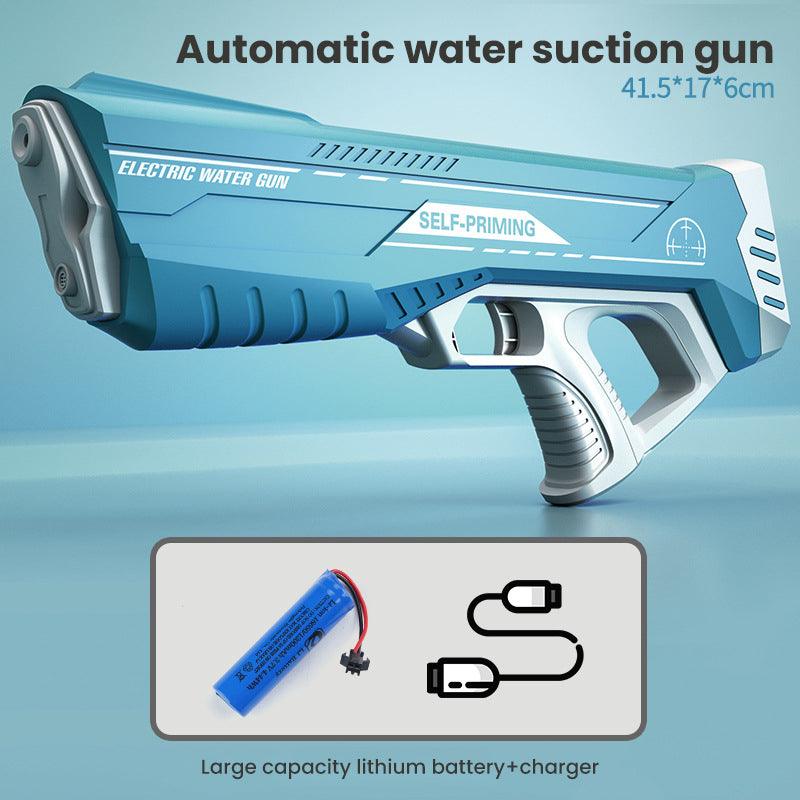 Space Water Gun Electric Automatic Water Absorption Water Fights Toy Outdoor Beach Swimming Pool Bath Toys For Children Kid Gift - Nioor