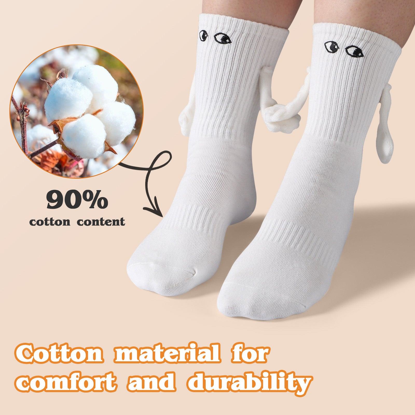 Men's And Women's Fashion Simple Magnet Socks - Nioor