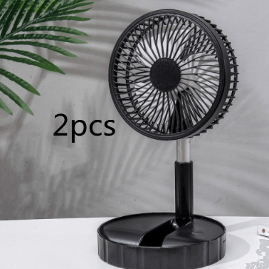 Strong Wind And Quiet Portable Telescopic Folding Fan - Nioor