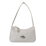 Simple Temperament Pure Color Gentle Shoulder Bag