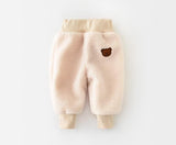 Baby Fleece Large PP Lamb Fleece Outer Wear Pants