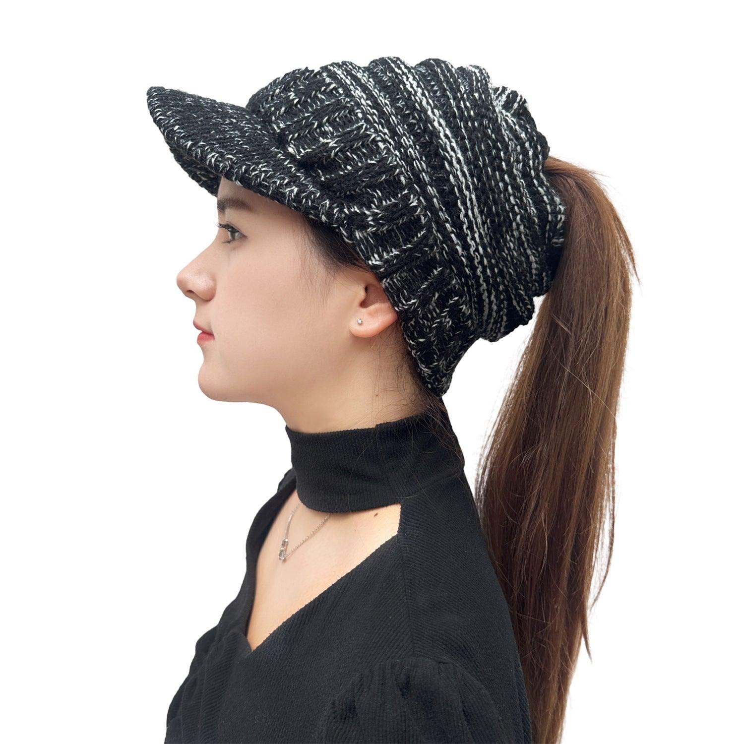 Women's Ear Protection Warm Hat Curling Wool - Nioor