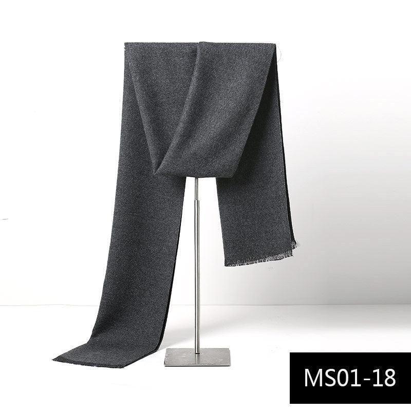 Men's Autumn And Winter Cashmere Warm Scarf - Nioor