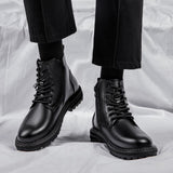 Dr Martens Boots Men's Trendy Plus Velvet Working Wear - Nioor