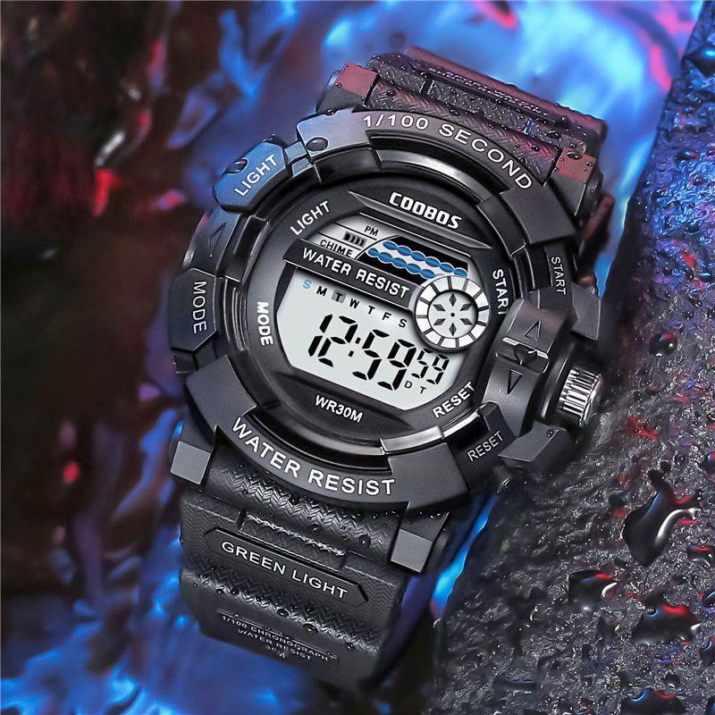 Waterproof Sports Electronic Luminous Men's And Women's Watch - Nioor