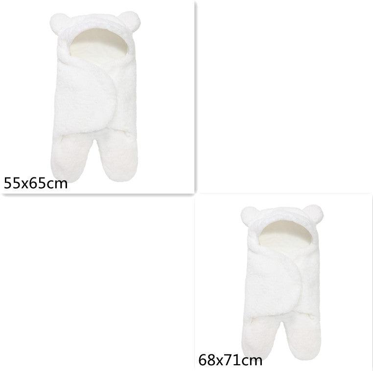 Lamb Plush Sleeping Bag Newborn Baby Swaddling Quilt - Nioor