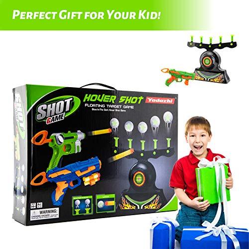 Shooting Targets For Guns Shooting Game Glow In The Dark Floating Ball Target Practice Toys For Kids Boys Hover Shot 1 Blaster Toy Gun 10 Soft Foam Balls 3 Darts Gift,Amazon Platform Banned - Nioor