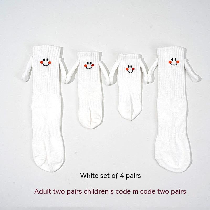 Magnetic Hand-holding Socks For Boys And Girls Tube Socks - Nioor