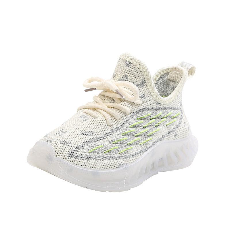 Spring And Autumn Flying Knit Children's Shoes - Nioor