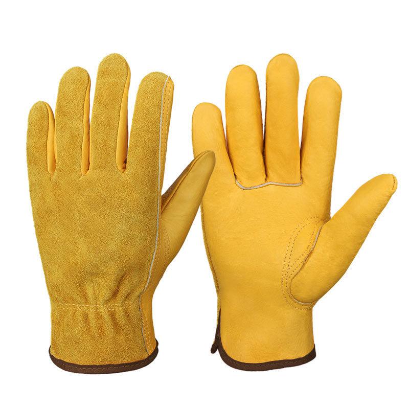 Breathable, Non-slip, Wear-resistant Construction Site Welder Protective Work Gloves - Nioor