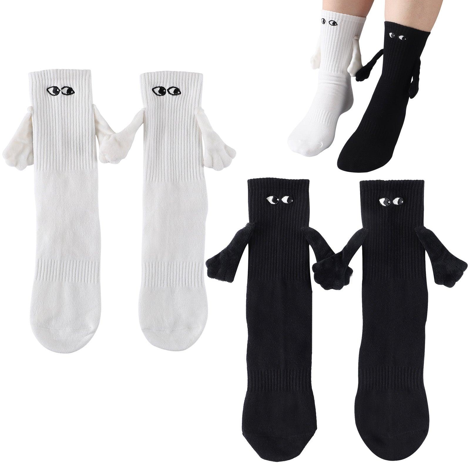 Men's And Women's Fashion Simple Magnet Socks - Nioor