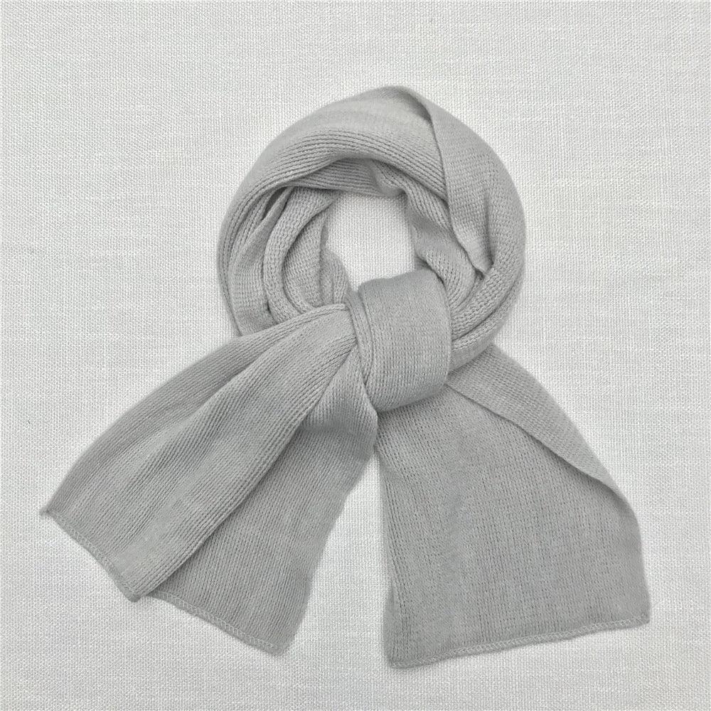 Winter Men's Solid Color Scarf Women's Shawl - Nioor