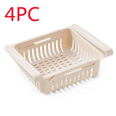 Refrigerator Storage Basket Stretchable Multifunction Kitchen Refrigerator Storage Box - Nioor