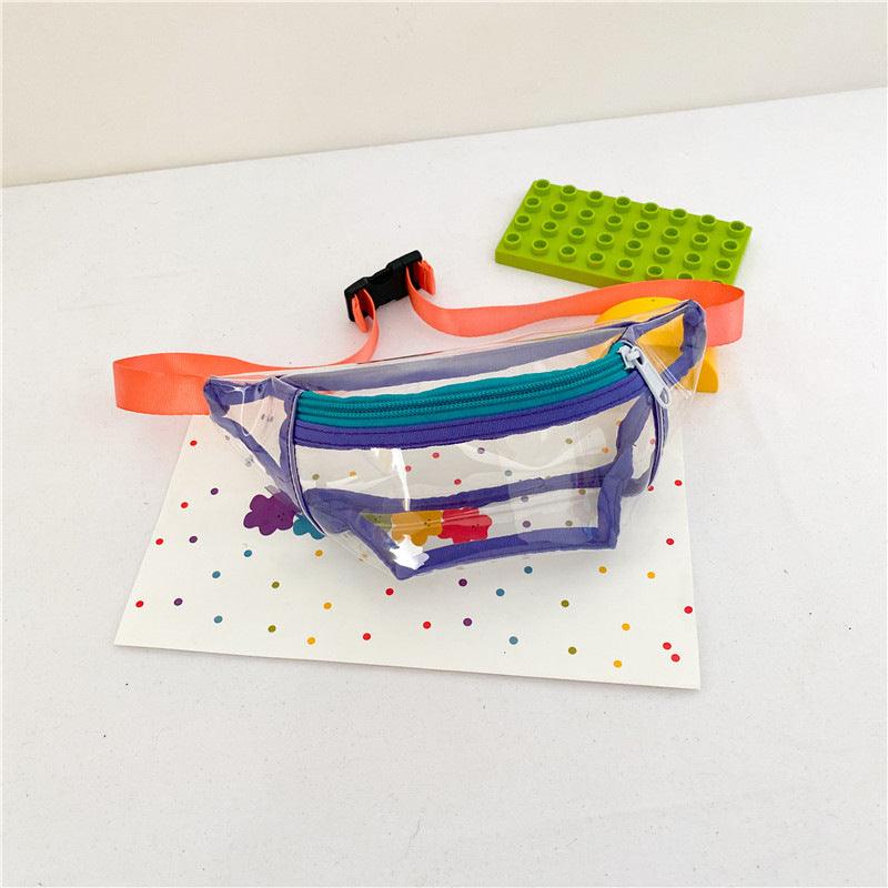 Children's Transparent Plastic Beach Jelly Waist Pack - Nioor