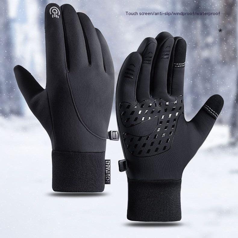 Cycling Gloves Autumn And Winter Outdoor Sports Waterproof Touch Screen - Nioor