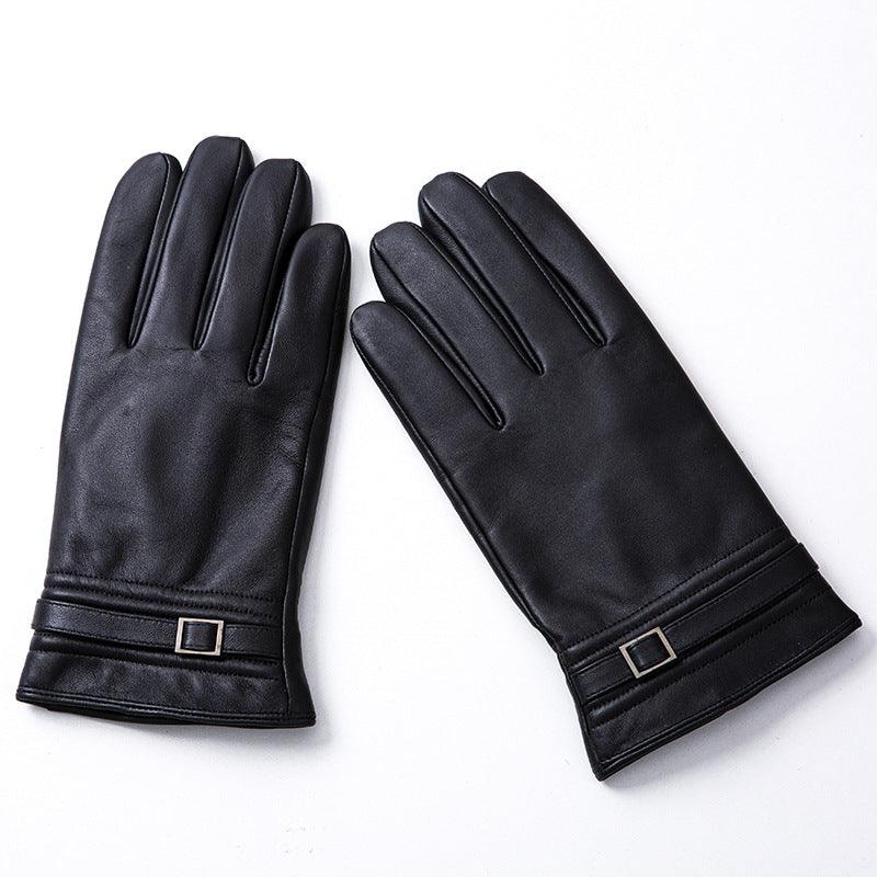 Outdoor Riding Business Men's Leather Gloves - Nioor