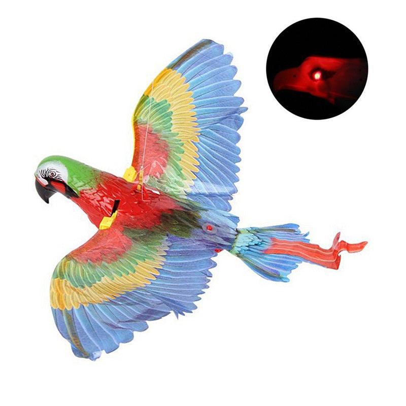 Simulation Bird Cat Interactive Pet Toys Hanging Eagle Flying Teasering Play Kitten Dog Toys Animals Cat Accessories Supplies - Nioor