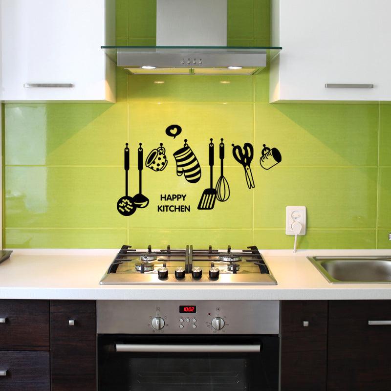 Kitchen Utensils Wall Stickers Bedroom Decorative Stickers - Nioor