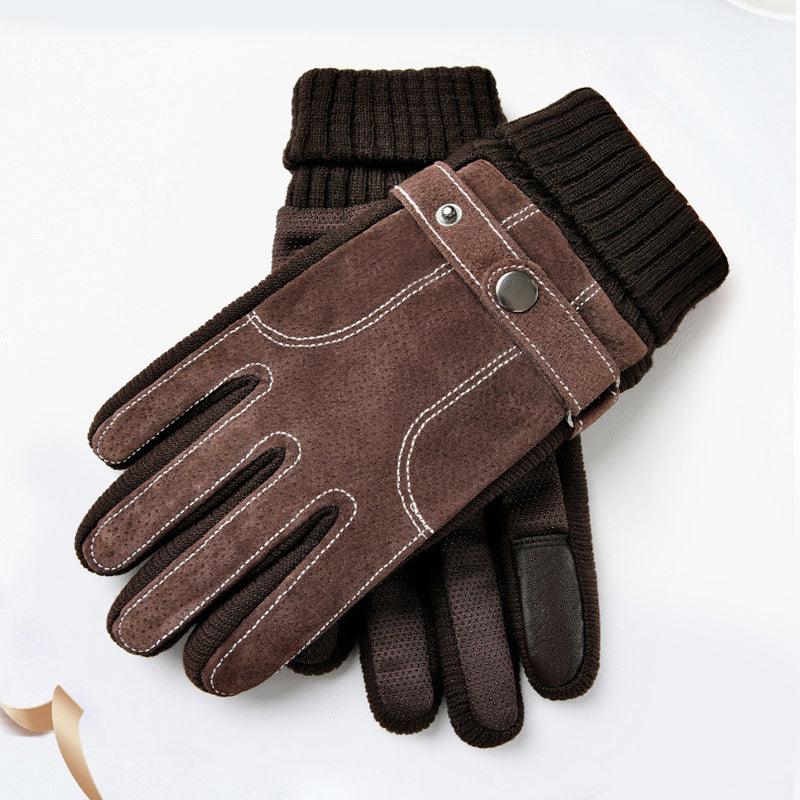 Warm Gloves Men's Autumn And Winter Touch Screen Gloves - Nioor