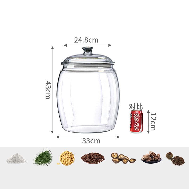Clear Storage Jar For Dry Goods Snacks - Nioor
