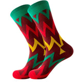 Square Men's Mexican Wave Women's Socks Diamond Trendy - Nioor