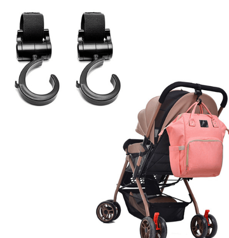 2pcs Lot Baby Stroller Accessories 360 Basket Stroller Hook Multifunctional Baby Stroller Hooks Accessories Useful Hanger Hooks - Nioor