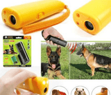 3-in-1 Anti Barking Dog Training Device Ultrasonic Dog Training Repeller LED Flashlight - Nioor