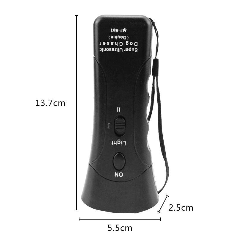 3-in-1 Anti Barking Dog Training Device Ultrasonic Dog Training Repeller LED Flashlight - Nioor