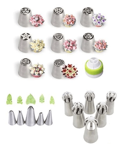 3 in one LIMITED EDITION CHRISTMAS STYLE Stainless Steel Cake Decorating Nozzle - Nioor