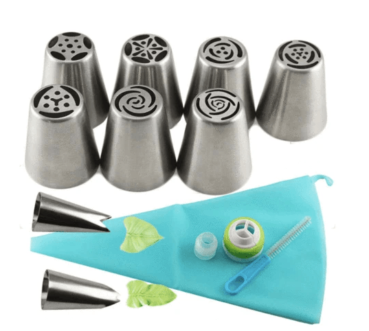 3 in one LIMITED EDITION CHRISTMAS STYLE Stainless Steel Cake Decorating Nozzle - Nioor