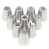 3 in one LIMITED EDITION CHRISTMAS STYLE Stainless Steel Cake Decorating Nozzle - Nioor