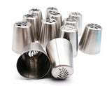 3 in one LIMITED EDITION CHRISTMAS STYLE Stainless Steel Cake Decorating Nozzle - Nioor