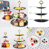 3-layer cake stand snack tray decoration tool - Nioor