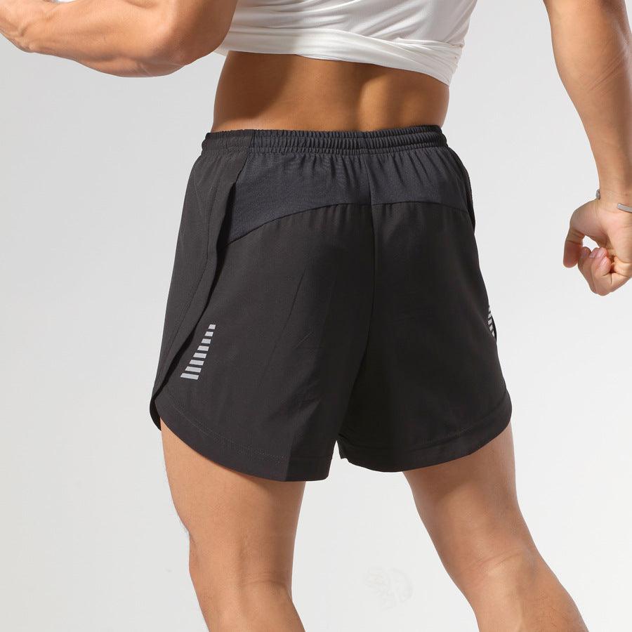 Men's Sports Quick-drying Breathable Double-layer Running Shorts - Nioor