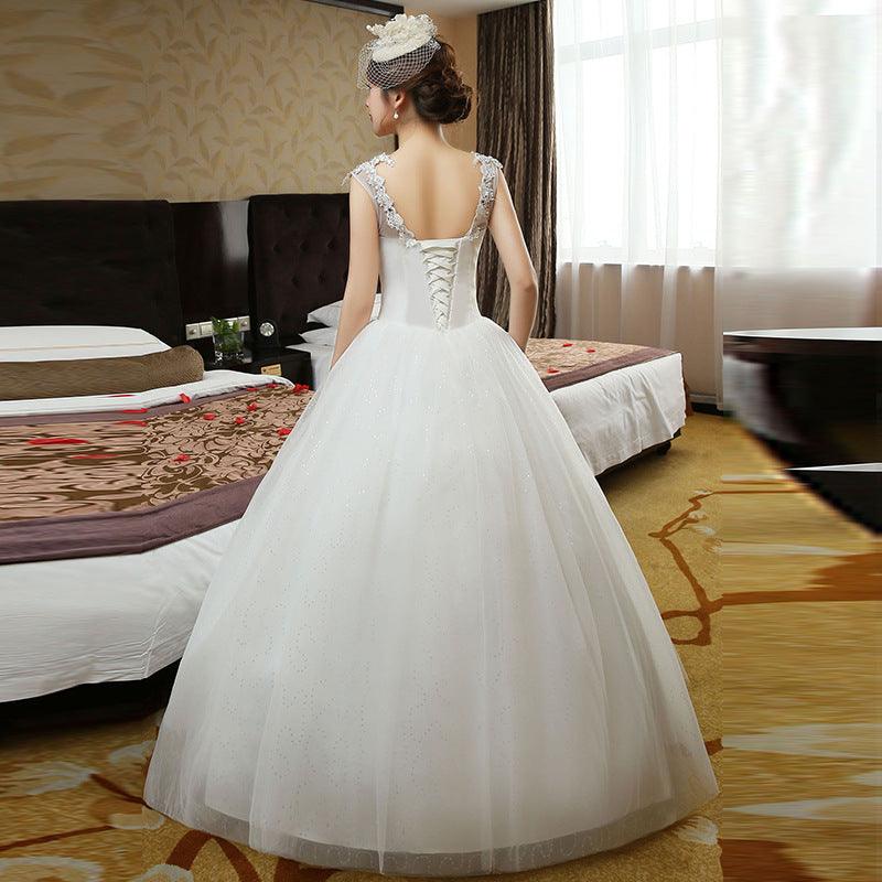 Double shoulder bridal dress - Nioor