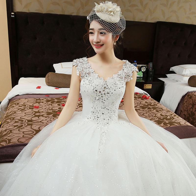 Double shoulder bridal dress - Nioor