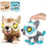 Children's Voice-activated Touch-sensing Electronic Robot Dog - Nioor