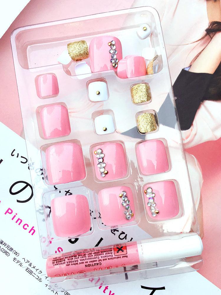 Pro Artificial Acrylic Toe Nails 24pcs Patch - Nioor