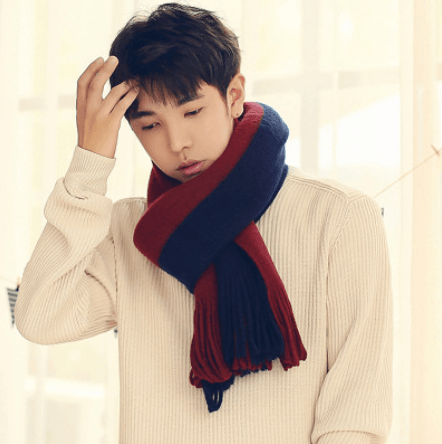 Men Scarves Can Match Colors Fashion - Nioor