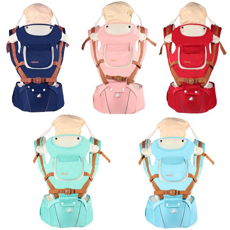 Multifunctional breathable baby carrier ergonomic baby slingshot adjustable belt newborn baby travel strap mother waist back stool - Nioor