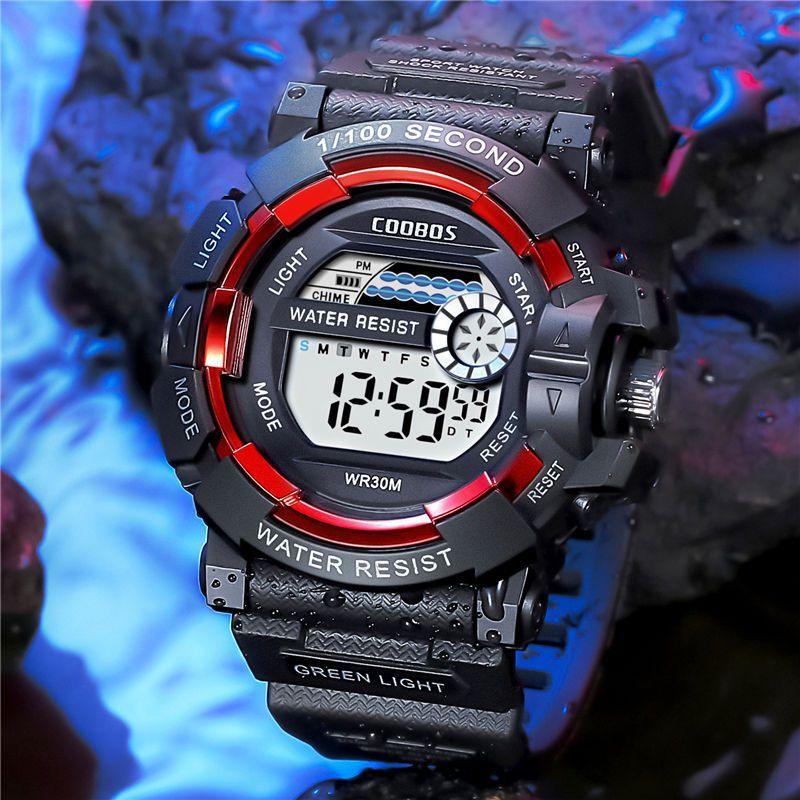 Waterproof Sports Electronic Luminous Men's And Women's Watch - Nioor